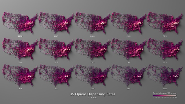 US Opioids Dispensing Rates 2006-2020